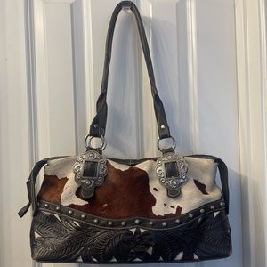 American West Cowhide/Leather Handbag